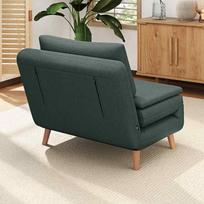 miegamasis fotelis pigu - Fotelis Halmar 3-in-1 Miegamoji Sofa, tamsiai žalias (Dark Green) - 2 nuotrauka