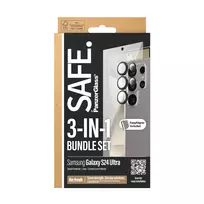 samsung s24 apsauginis stiklas - SAFE by PanzerGlass Sam S24 Ultra S928Bundle 3in1 Hardcase   Screen Protector   Camera Lens BSAFE95674 - 3 nuotrauka