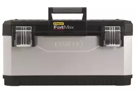irankiu deze stanley - Stanley FATMAX Metalinė Plastikinė Įrankių Dėžė 26" Juoda (Black), Pilka (Grey) - 6 nuotrauka