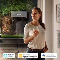 sieninis led sviestuvas philips - Sieninis lauko šviestuvas Philips Nyro HUE, juodas - 4 nuotrauka
