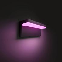 sieninis led sviestuvas philips - Sieninis lauko šviestuvas Philips Nyro HUE, juodas - 7 nuotrauka