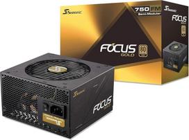 maitinimo blokas psu 750w - Seasonic G12 GM-750 750W 80 PLUS Gold Juodas (Black) - 2 nuotrauka