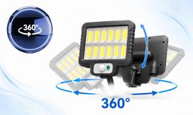 led lauko sviestuvas su judesio jutikliu - Gatvės lauko LED saulės šviestuvas su judesio ir sutemų jutikliu KX4995 - 2 nuotrauka