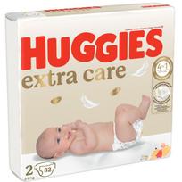 huggies extra care sauskelnes - HUGGIES ELITE SOFT 2 (4-6 kg) NEWBORN, MEGA 82 vnt. - 3 nuotrauka