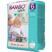 ekologiskos sauskelnes - Ekologiškos sauskelnės BAMBO NATURE 6 (16+kg), 20 vnt. - 2 nuotrauka