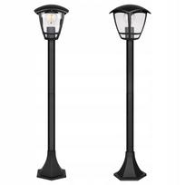 juodos stulpas - E27 IP44 100cm Lauko šviestuvas pastatomas juodas - 6 nuotrauka