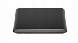 lauko sviestuvai - Sieninis lauko šviestuvas Su-Ma Slim, 12W, LED, IP54, juodas, 17.5 cm x 9 cm - 2 nuotrauka
