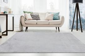 kilimas 100 150 cm - Kilimas Emotion sidabrinis 80x150 cm - 2 nuotrauka