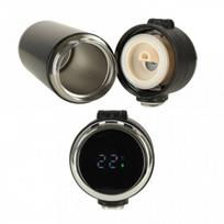 smart gertuves - Termo puodelis - termosas 420ML su LED temperatūros indikatoriumi, juodas - 2 nuotrauka