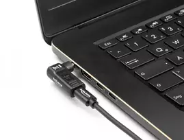 type c to usb a adapter usb 3.2 - DeLOCK USB-C to 5.5 x 2.5 adapter, Notebook power tip, Juodas, Universal, 19 V, 3 A, USB Type-C female - 3 nuotrauka