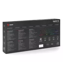 su zaidimu klaviaturos - Savio Tempest X2 Outemu Brown, Mechaninė Klaviatūra RGB (Ruda) - 4 nuotrauka