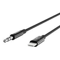 audio 3.5 mm cable - Belkin 3.5 mm Audio Cable With Lightning Connector 0.9m Black - 5 nuotrauka