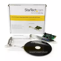 pcie laidas - StarTech PEXUSB3S24 PCIe USB 3.0 kortelė - 2 nuotrauka