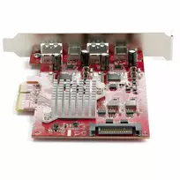 usb c pcie - StarTech 4-PT USB PCIE KORTELĖ USB-C/USB-A/. - 6 nuotrauka