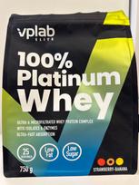 sport protein - Proteinai VPLab 100% Platinum Whey Cookies Cream, 750 g - 2 nuotrauka