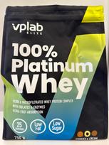 proteinas sportui milteliai - Proteinai VPLab 100% Platinum Whey, Strawberry-Banana, 750 g - 2 nuotrauka