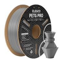 3d filamentas - ELEGOO PETG Pro Filament 1.75mm 1kg Pilkas (Gray) - 2 nuotrauka