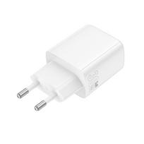 laidai 3a - Borofone BN29 Fuente įkroviklis USB-A / USB-C 30W Baltas (White) - 5 nuotrauka