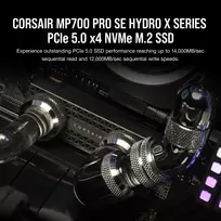 pcie gen5 nvme m 2 - Corsair MP700 Pro SE Hydro X 2TB M.2 - 2 nuotrauka