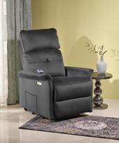 reglaineris 2 - Fotelis reglaineris Leisure Furniture Semir 2, juodas (Black) - 2 nuotrauka