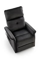 reglaineris 2 - Fotelis reglaineris Leisure Furniture Semir 2, juodas (Black) - 10 nuotrauka