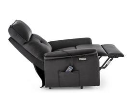 reglaineris 2 - Fotelis reglaineris Leisure Furniture Semir 2, juodas (Black) - 12 nuotrauka