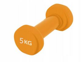 hanteliai 2 x 5 kg - Klasikiniai hanteliai 4Fizjo, 2x5 kg - 4 nuotrauka