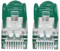 kabelis cat6 50m - Intellinet Cat6a S/FTP Network Cable 1.5m Green - 3 nuotrauka