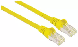 cu ftp cat6 - Intellinet Cat6a S/FTP Network Cable 1m Yellow - 5 nuotrauka