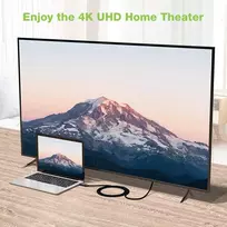 displayport to hdmi cables - Techly DisplayPort To HDMI Cable 1m Black - 2 nuotrauka