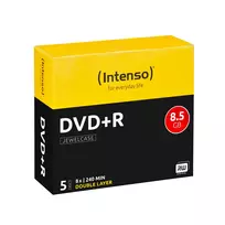 dvd 8.5gb - Duomenų laikmena Intenso, 8.5GB, 5vnt. - 2 nuotrauka