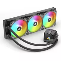 360 vandens ausintuvas - Sharkoon S60 ARGB Black - 3 nuotrauka
