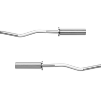 barbell - REBEL ACTIVE olimpinė štanga 50 mm, olimpinė štanga 120 cm 6 kg - 4 nuotrauka