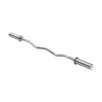 barbell - REBEL ACTIVE olimpinė štanga 50 mm, olimpinė štanga 120 cm 6 kg - 5 nuotrauka