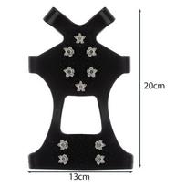 batu apkaustai - Batų apkaustai su spygliais Trizand 24733, M dydis, juodi (Black) - 3 nuotrauka