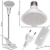 lempos augalams - Lempa augalų auginimui 200 LED - 10 nuotrauka