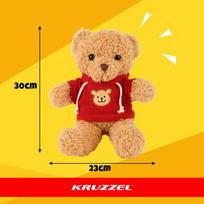 zaislai meskiukai - Minkštas žaislas Meškiukas Kruzzel, 30 cm - 8 nuotrauka