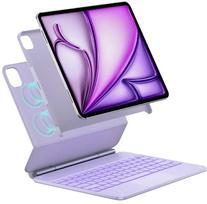 Typecase Edge + Dėklas su klaviatūra iPad Air 13" 2024/2025 Šviesiai violetinė (Light Purple)