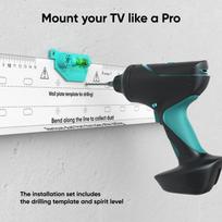 televizorius 85 - TV SET ACC WALL MOUNT /43-85"/BLACK FM6-B ONKRON - 4 nuotrauka