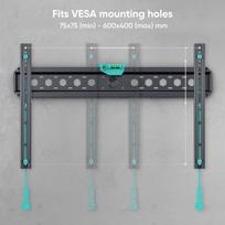 televizorius 85 - TV SET ACC WALL MOUNT /43-85"/BLACK FM6-B ONKRON - 5 nuotrauka