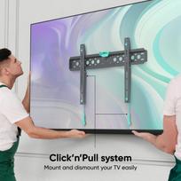 televizorius 85 - TV SET ACC WALL MOUNT /43-85"/BLACK FM6-B ONKRON - 6 nuotrauka