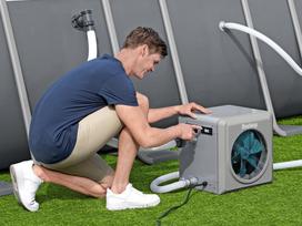 baseino sildymas - Bestway elektrinis baseino šildytuvas Flowclear šilumos siurblys 58748 - 11 nuotrauka