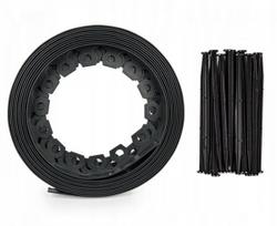 vinys 20 - Plastikinis vejos apvadas - bortelis 10m +20 vinių - 3 nuotrauka