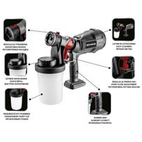 dazymo pistoletas - Akumuliatorinis dažymo pistoletas GRAPHITE 58GE103, 18V - 9 nuotrauka