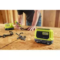 ryobi 18v akumuliatoriai - Ryobi RBTM18-0 18 V Nešiojama kolonėlė su Bluetooth (be akumuliatoriaus ir pakrovėjo) - 2 nuotrauka