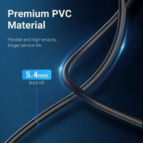 usb 3.0 to usb 3.0 cable - Vention CBHBD USB 3.0 A MF Prailginimo kabelis 0.5m Juodas (Black) - 3 nuotrauka