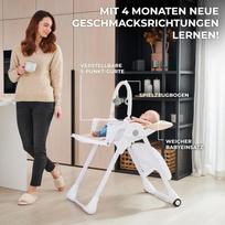 kinderkraft 2in1 maitinimo kedute - Maitinimo kėdutė Kinderkraft Tummie 2in1, smėlio (Beige) - 7 nuotrauka