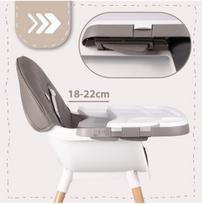 maitinimo kedutes dirzai - Maitinimo kėdutė BITEO, pilka (Grey) - 13 nuotrauka