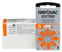 klausos aparatu baterijos 13 - Rayovac Extra elementai klausos aparatams PR48 13, 80 vnt. - 3 nuotrauka
