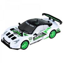 drifting rc - Jokomisiada RC driftinis automobilis su kūgiais RC0506, 1:24, Balta/Žalia (White/Green) - 4 nuotrauka